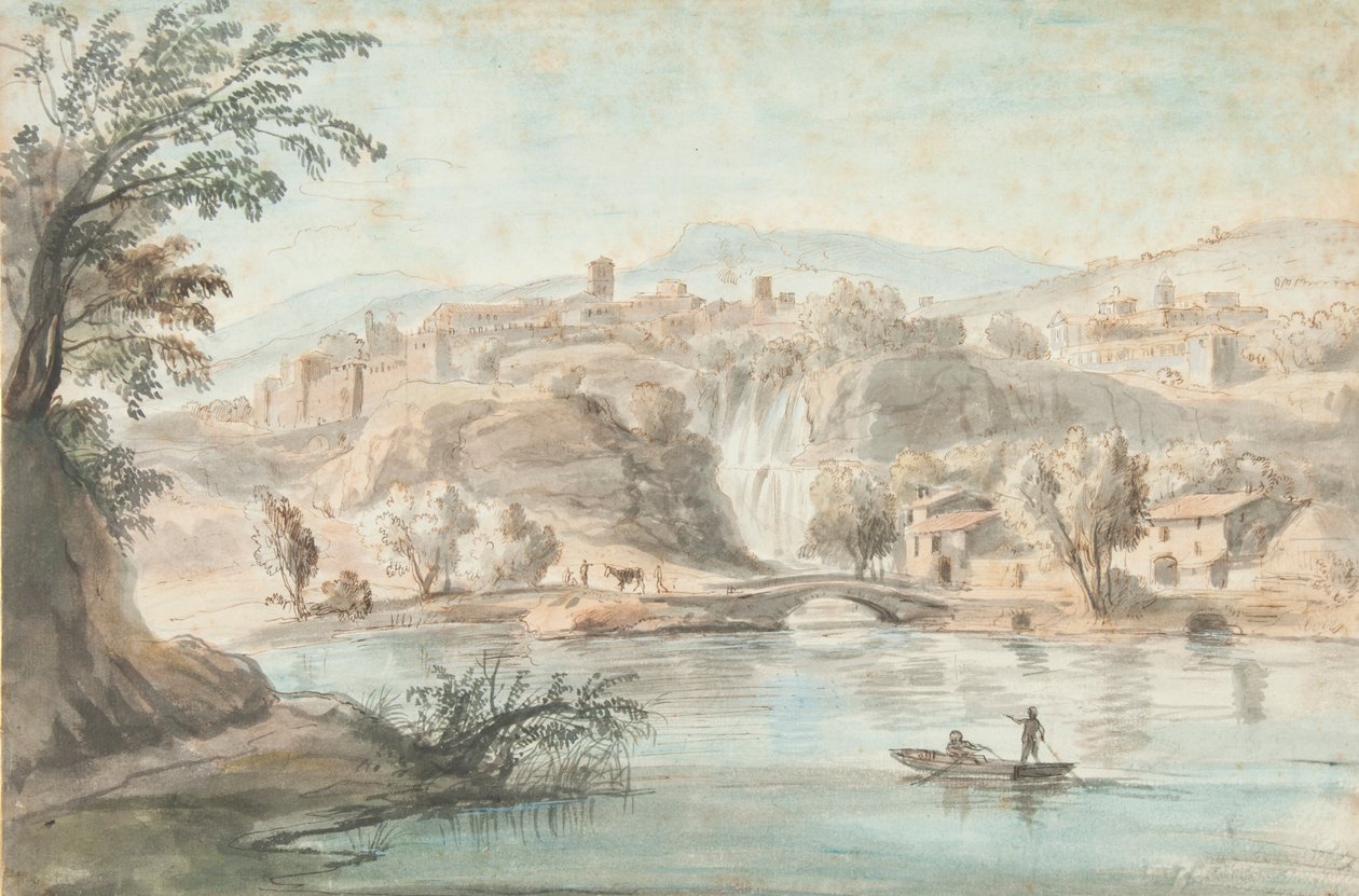 Landschaft bei Tivoli, 1701-10 von Gaspar van Wittel