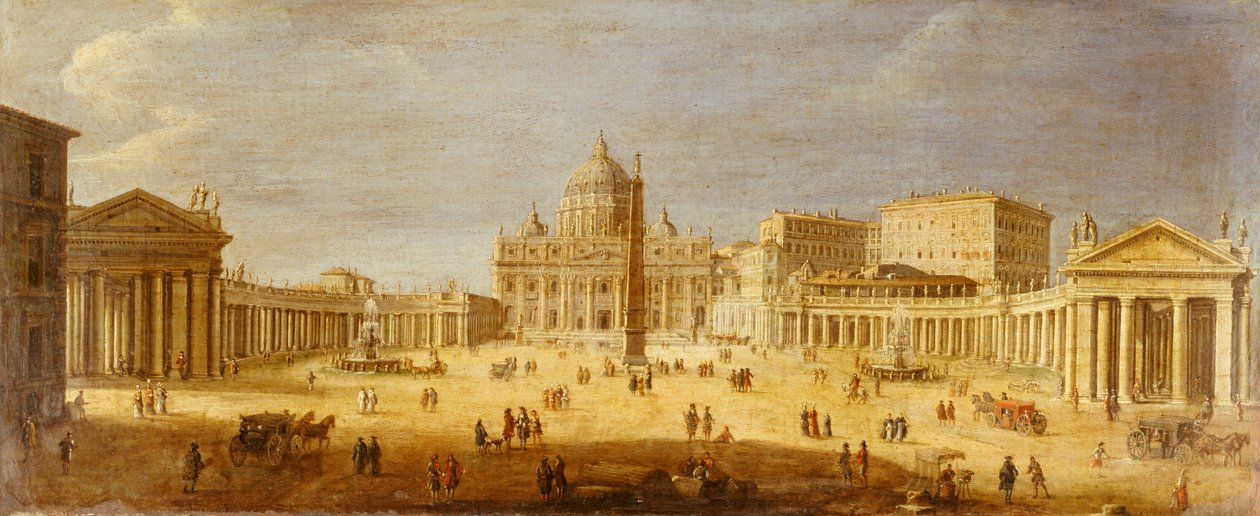 Piazza S. Pietro, Rom von Gaspar van Wittel Kunstdruck