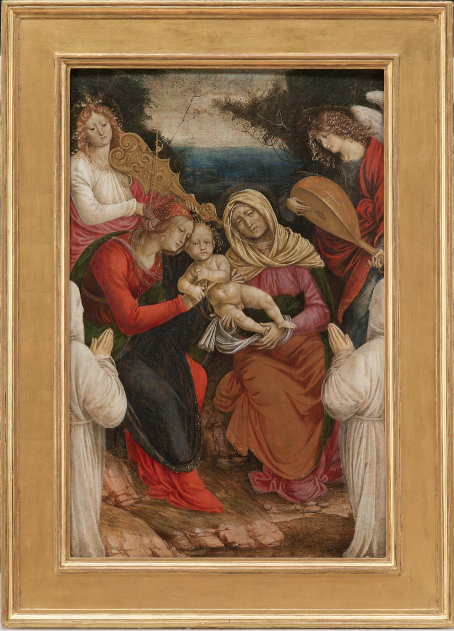Madonna mit Kind, St. Anna und Stiftern von Gaudenzio Ferrari