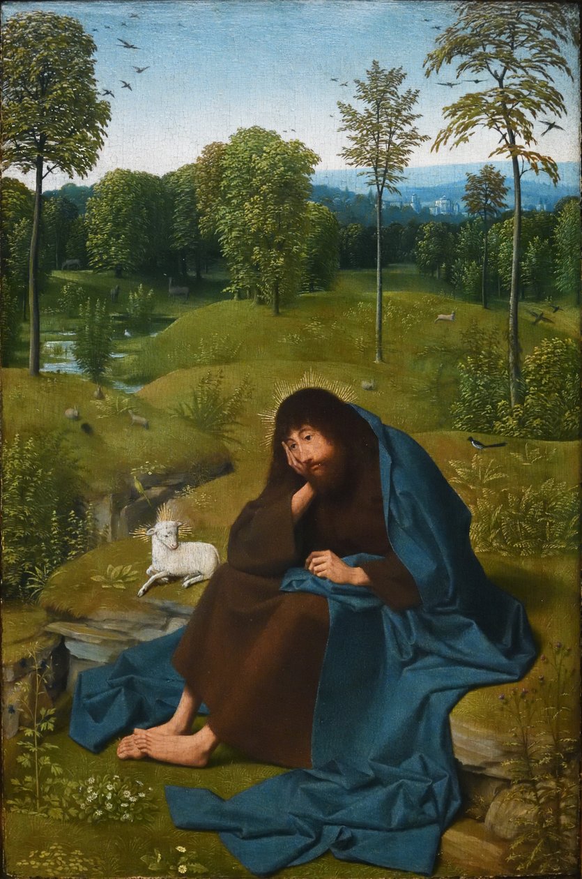 Johannes der Täufer in der Wildnis von Geertgen Tot sint Jans