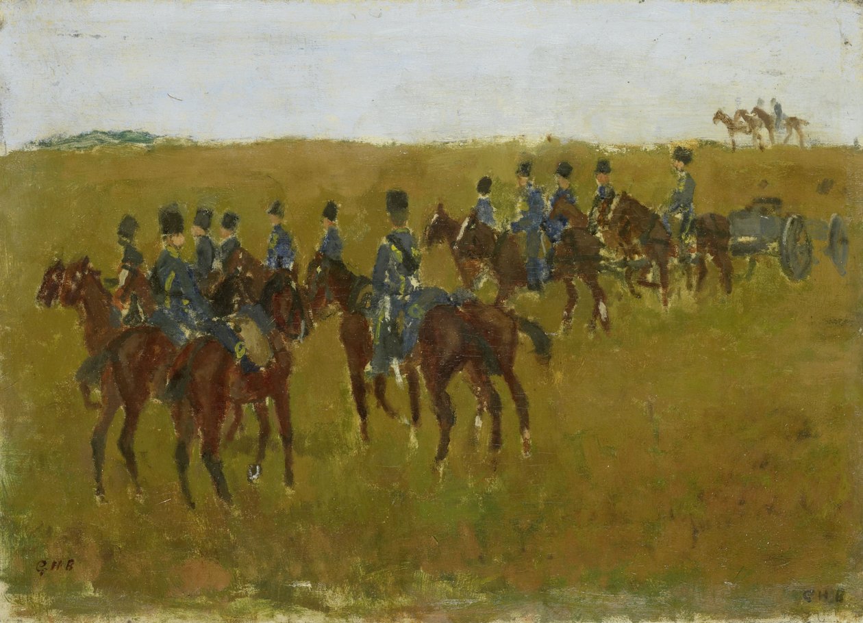 Artillerie bei Manöver von Georg-Hendrik Breitner