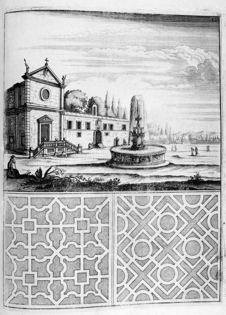 Haus-, Brunnen- und Gartendesign, 1664 von Georg Andreas Bockler