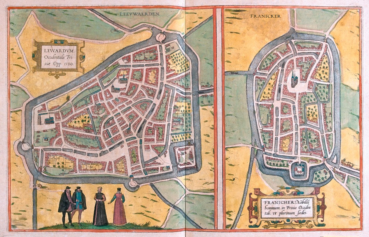 Leeuwarden (Westfriesland), Franeker, Niederlande - in 