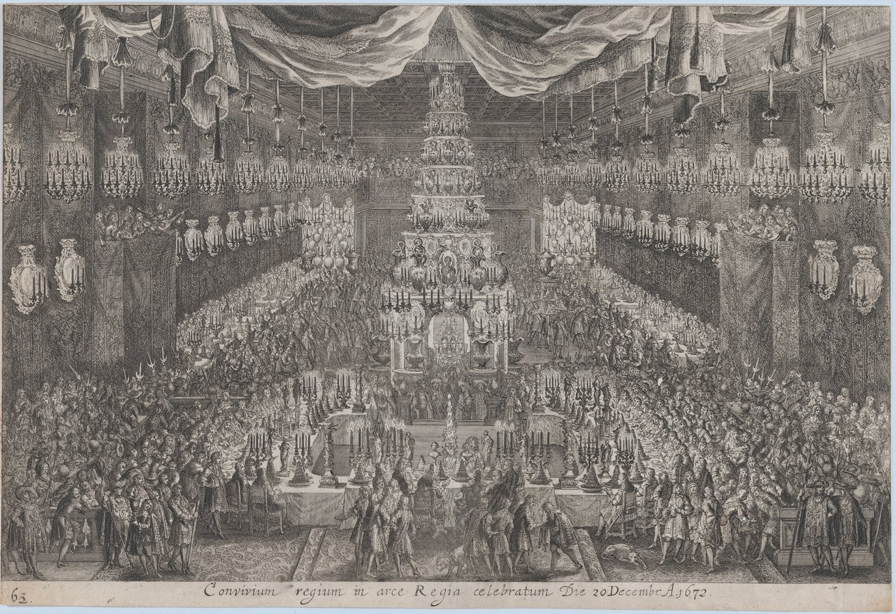 Krönung von Karl XI., Stockholm von Georg Christoph II Eimmart