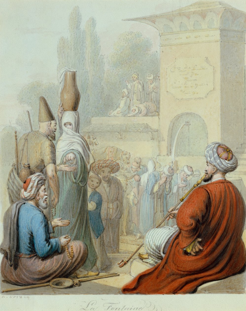 Der Brunnen von Konstantinopel von Georg Emanuel Opiz