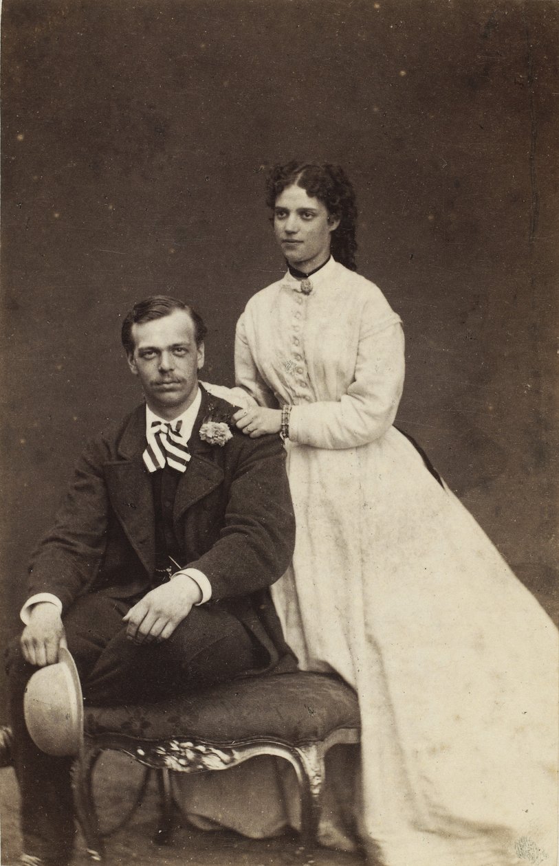 Großherzog Alexander Alexandrowitsch von Russland und Prinzessin Dagmar von Dänemark, 1866 von Georg Emil Hansen