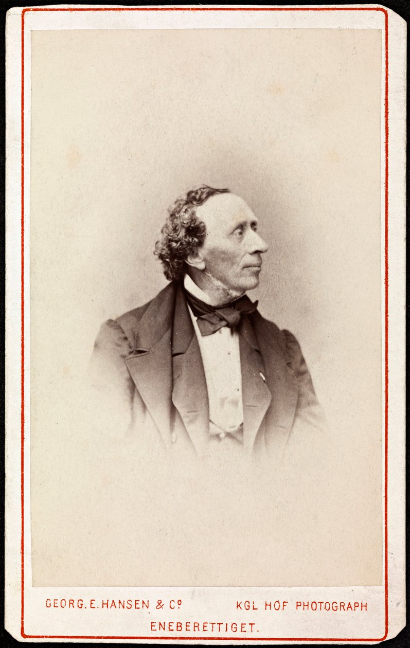 Porträt von Hans Christian Andersen von Georg Emil Hansen