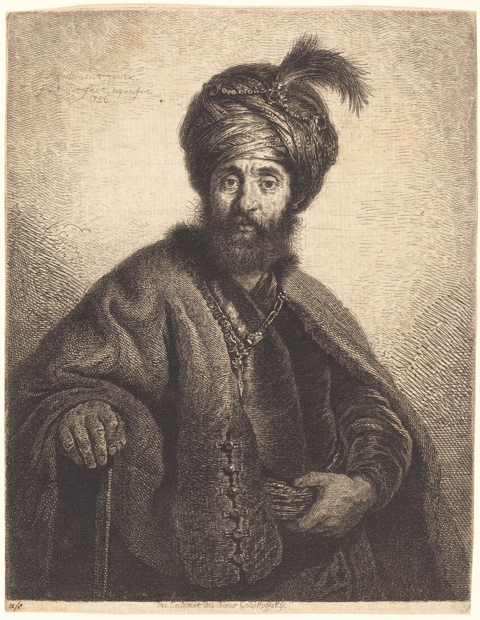 Der Perser von Georg Friedrich Schmidt after Rembrandt van Rijn