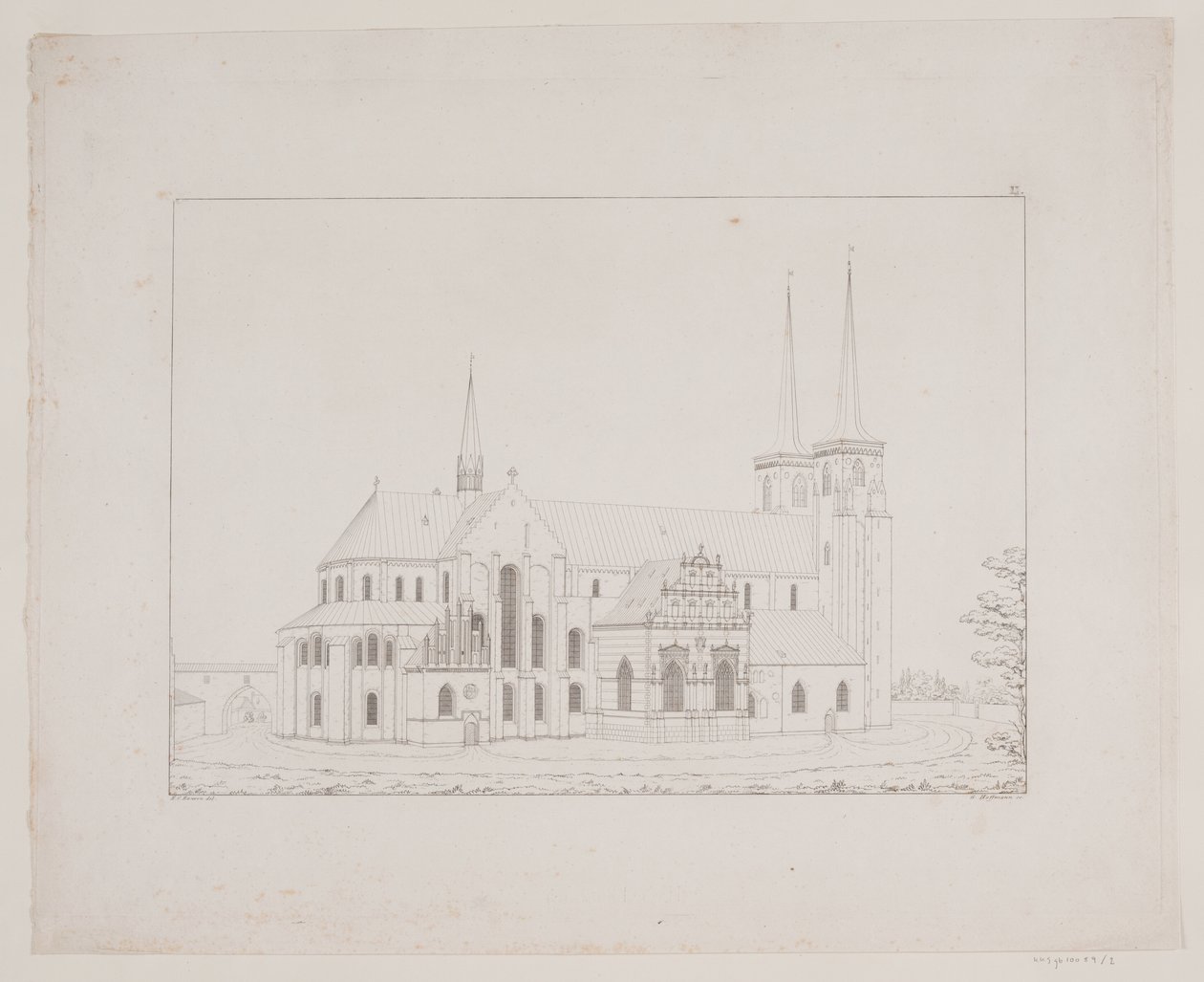 Roskilde Domkirke von Norden gesehen von Georg Hoffmann