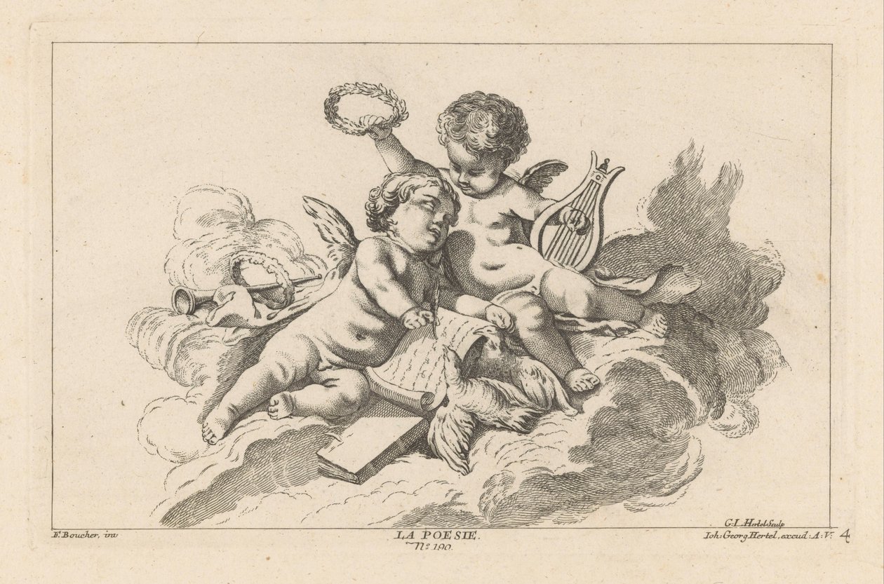 Poesie (Livre des Arts) von Georg Leopold Hertel