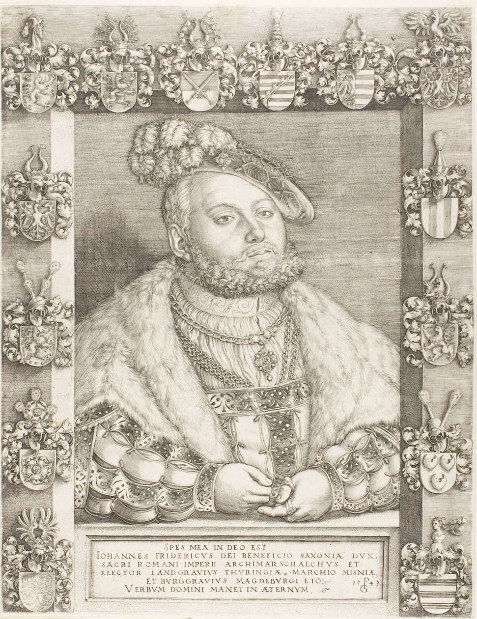 Kurfürst Johann Friedrich der Großmütige von Sachsen von Georg Pencz