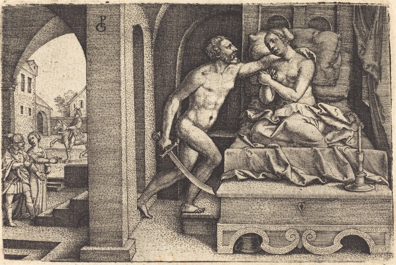 Tarquin und Lucretia von Georg Pencz