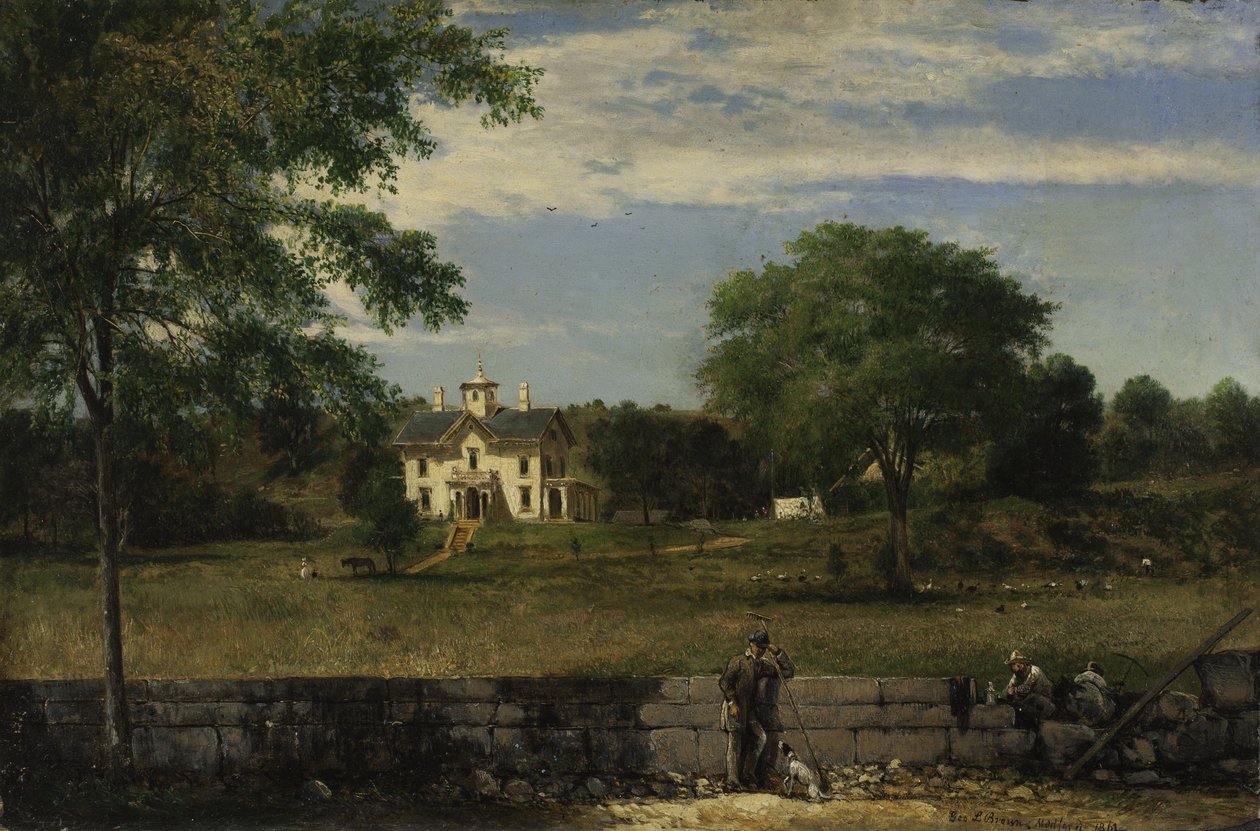 Morgeneffekt, Medford, Massachusetts, 1861 von George Loring Brown