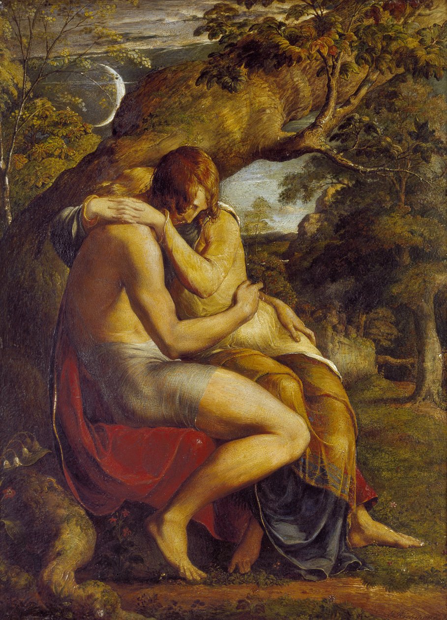 Am Vorabend der Trennung, 1830 von George Richmond