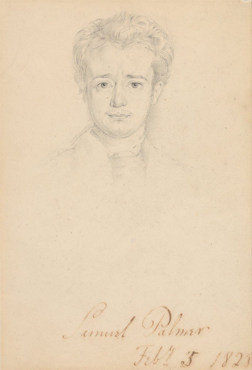 Porträt von Samuel Palmer, 5. Februar 1828 von George Richmond