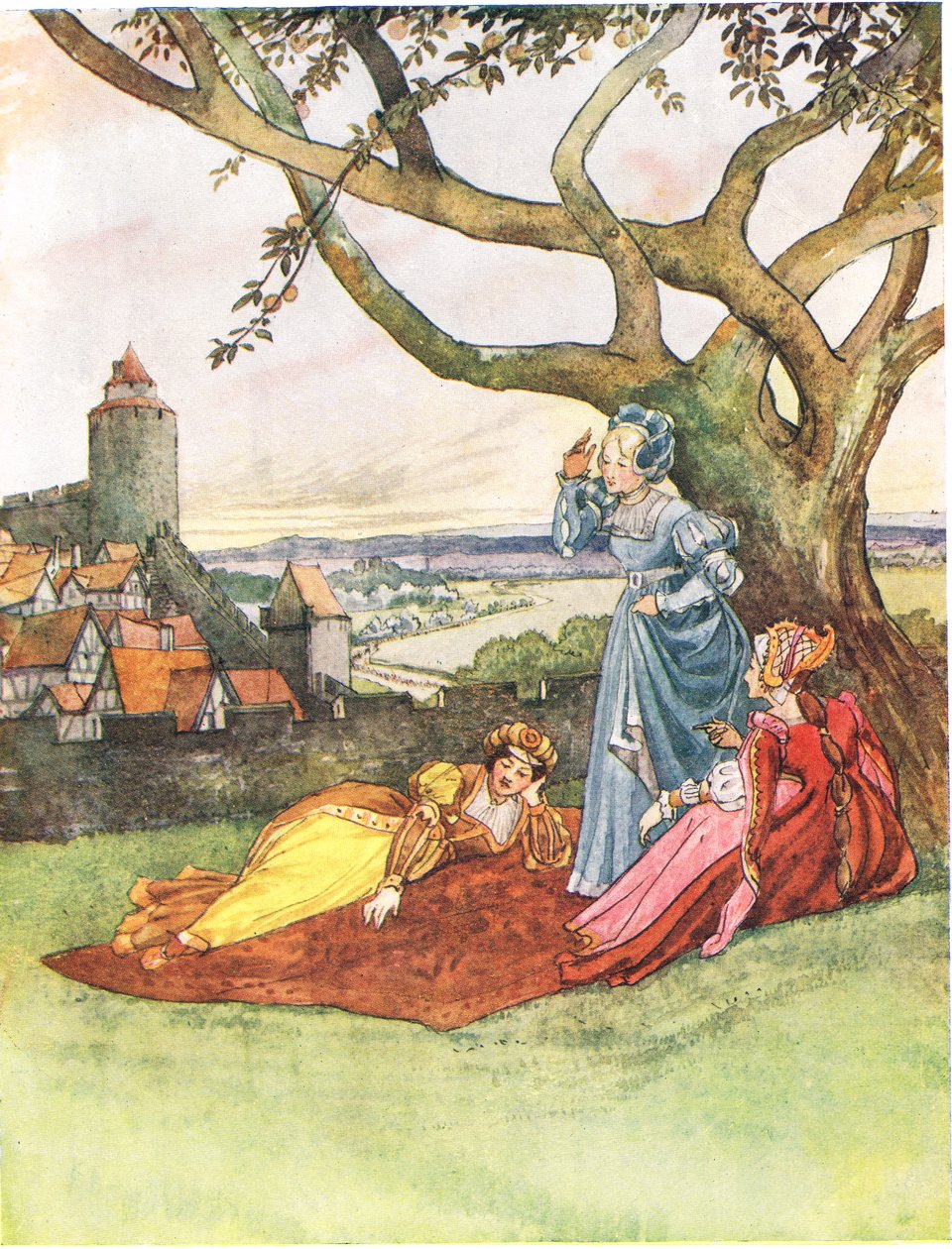 Die drei Prinzessinnen, Illustration aus 