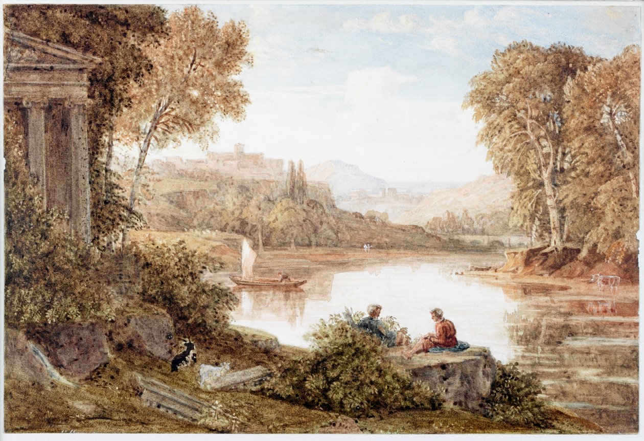 Klassische Landschaft von George Barret