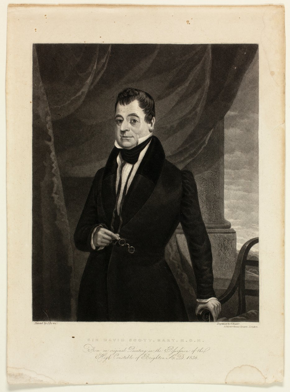 Sir David Scott, Bart. K.G.H. von George Baxter