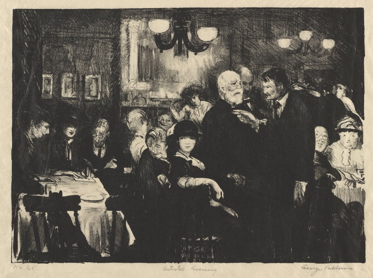 Künstlerabend von George Bellows