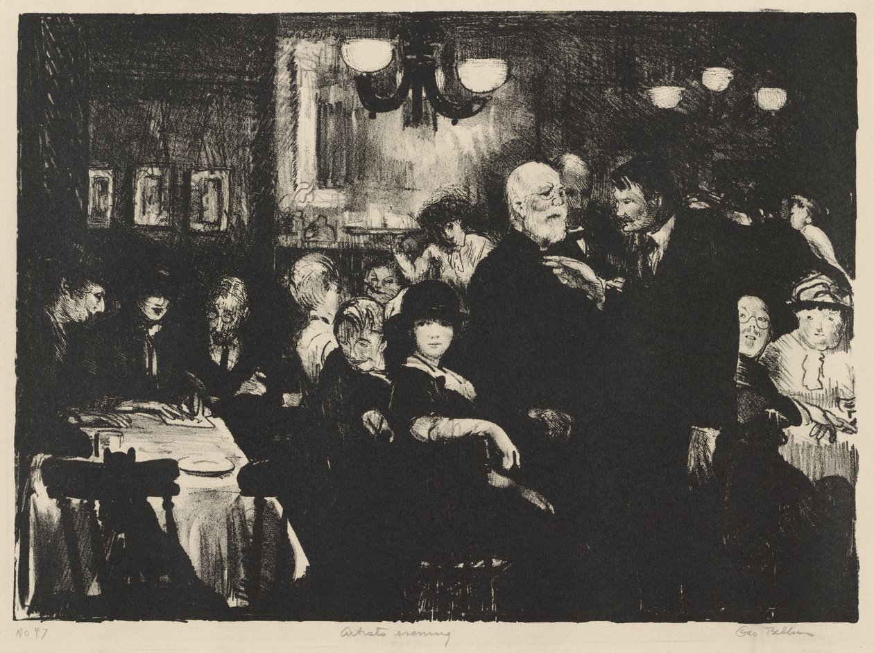 Abend des Künstlers von George Bellows