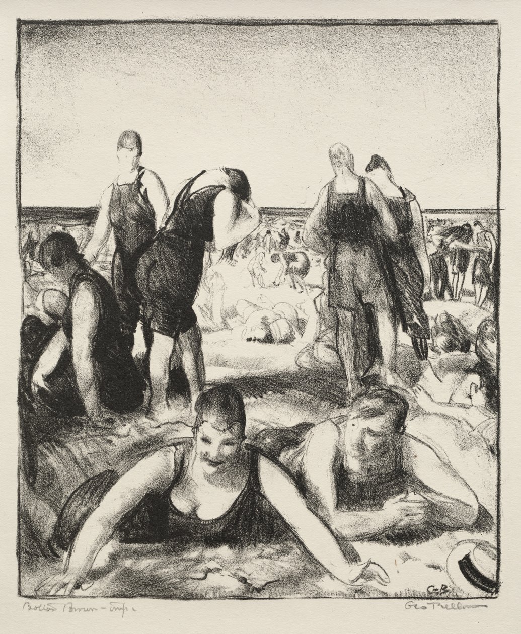 Badestrand von George Bellows