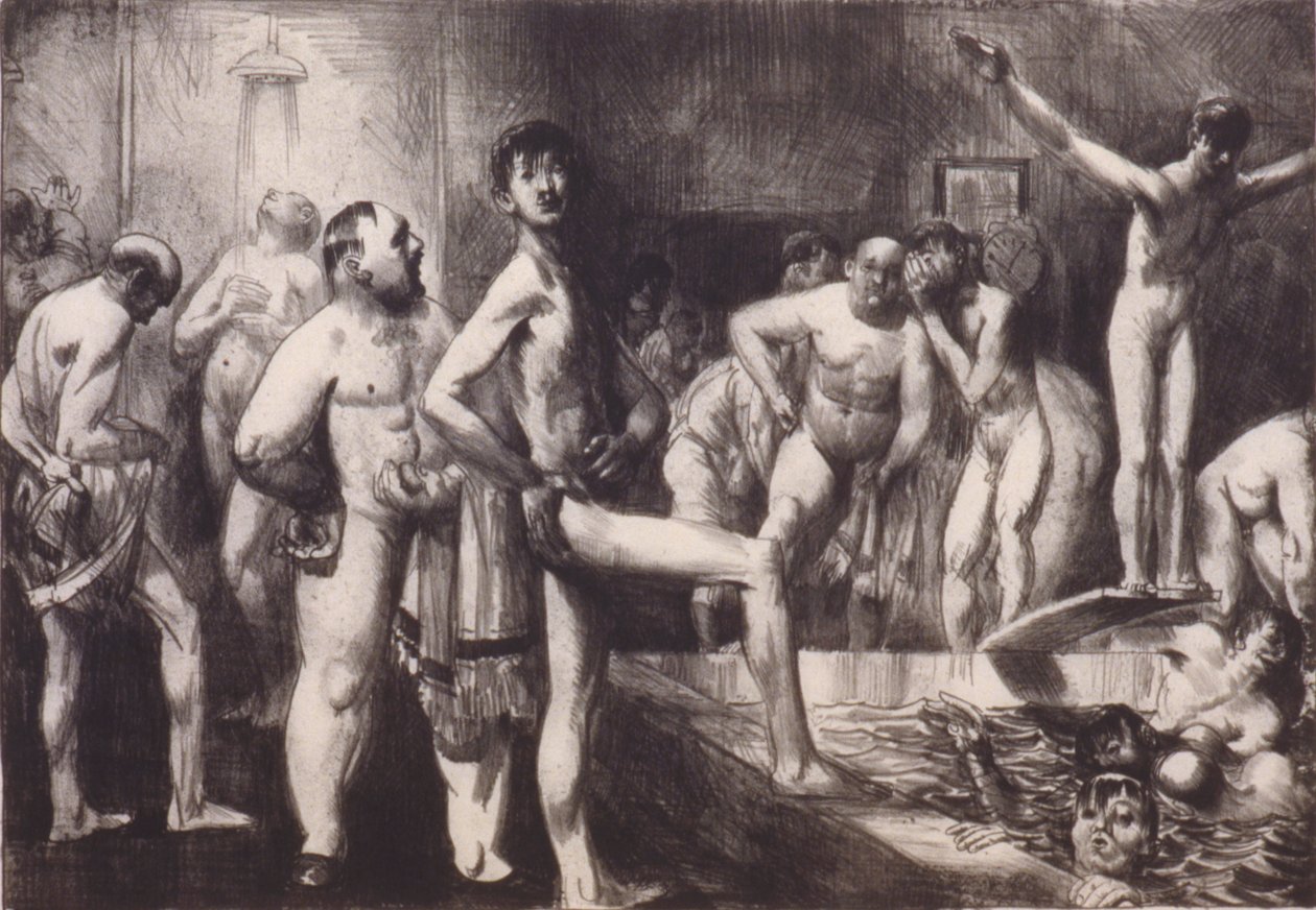 Badehaus der Geschäftsleute von George Bellows