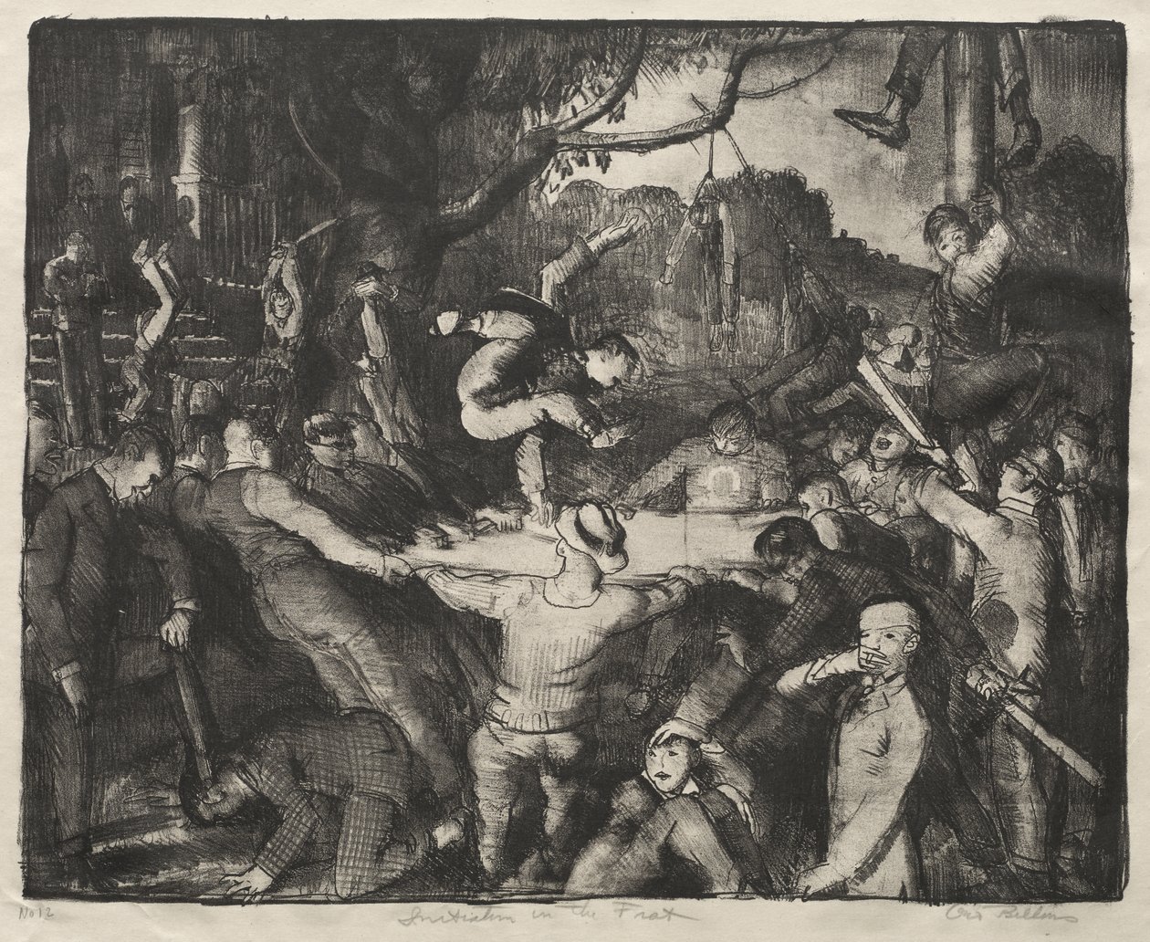 Aufnahme in die Studentenverbindung von George Bellows