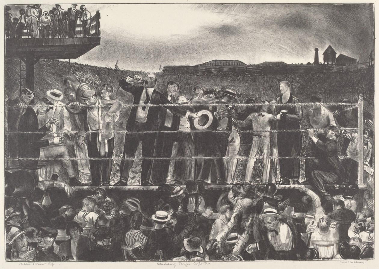 Vorstellung von Georges Carpentier von George Bellows