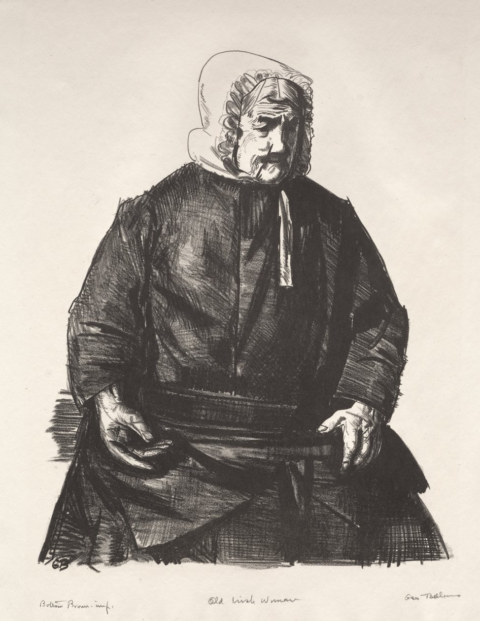 Alte irische Frau von George Bellows