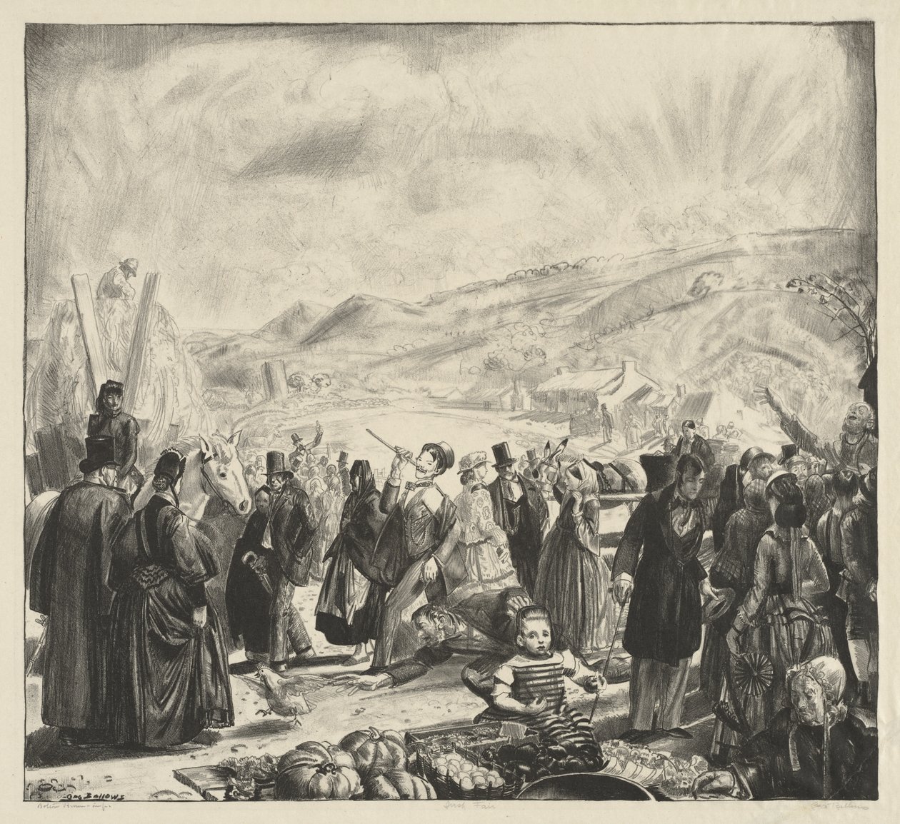 Der irische Jahrmarkt von George Bellows