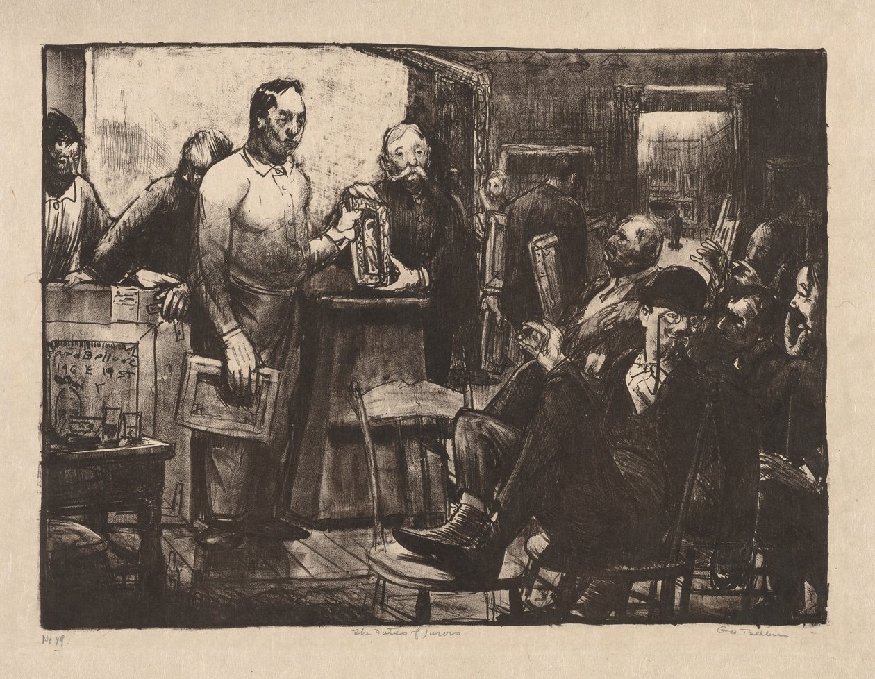 Die Jury von George Bellows