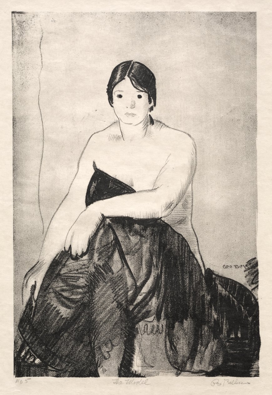 Das Modell, Erster Stein von George Bellows