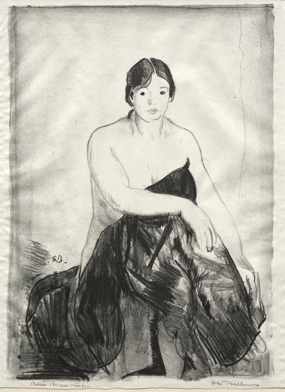Das Modell, Zweiter Stein von George Bellows