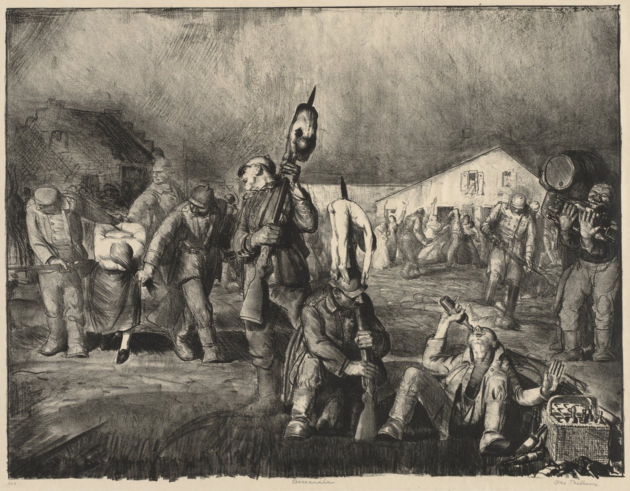 Krieg-Serie: Die Bacchanale von George Bellows