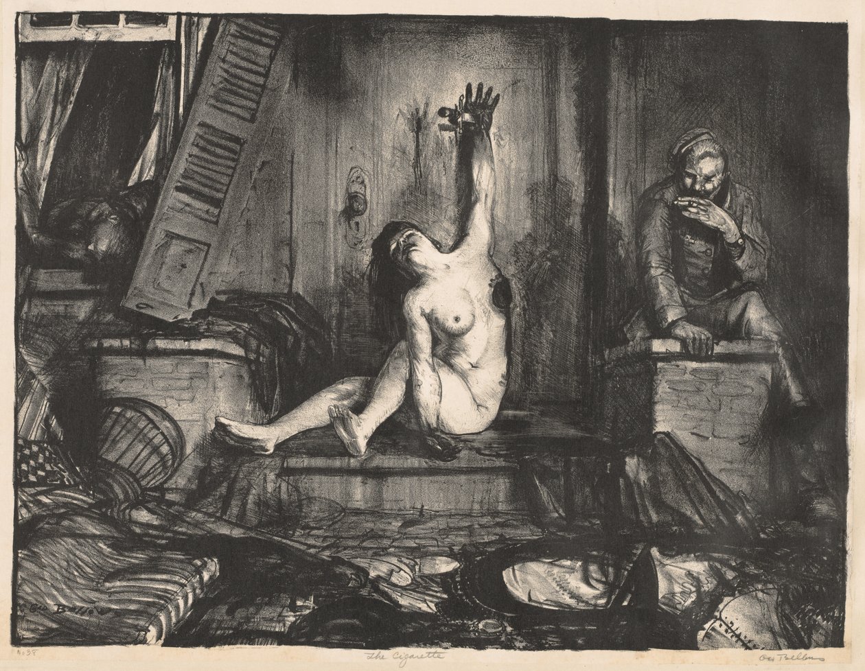 Krieg-Serie: Die Zigarette von George Bellows