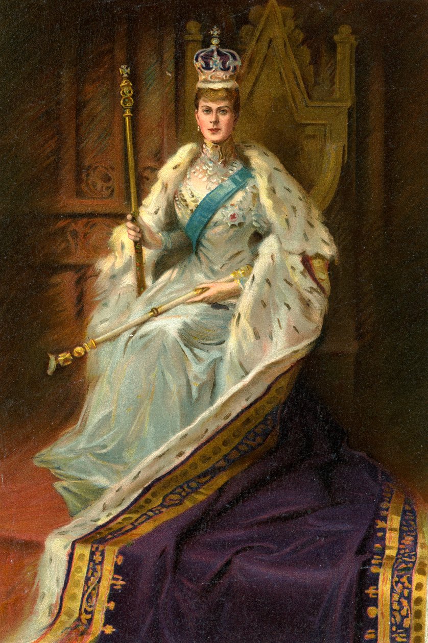 Mary von Teck, Königin-Gemahlin von George V. des Vereinigten Königreichs, 1911 von George C Wilmshurst