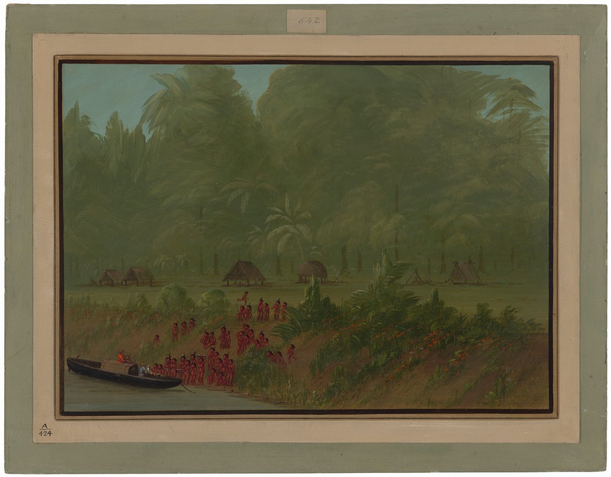 Ein Yahua-Dorf von George Catlin