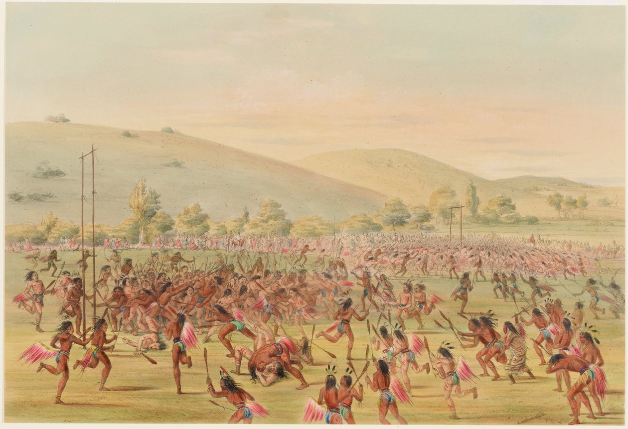 Ballspiel von George Catlin