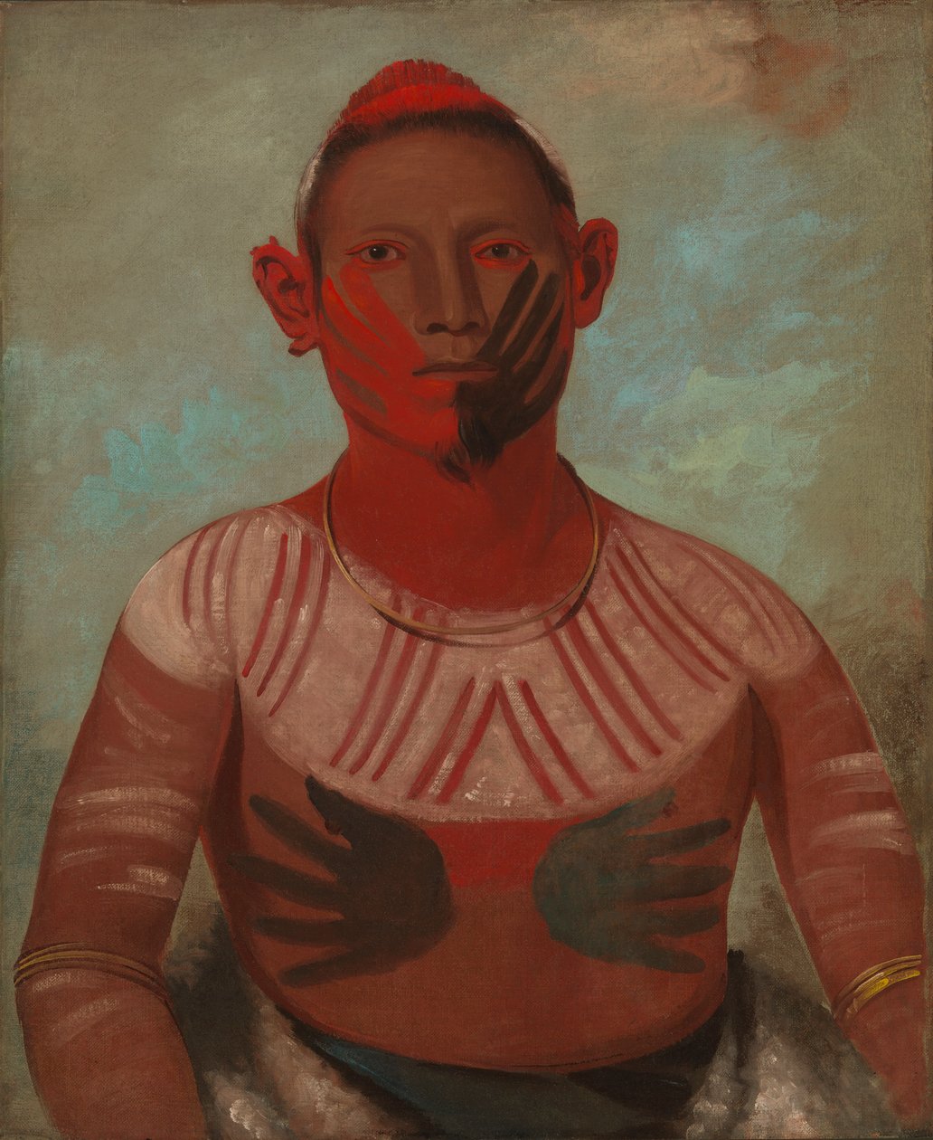 I-o-wáy, einer von Black Hawks wichtigsten Kriegern von George Catlin