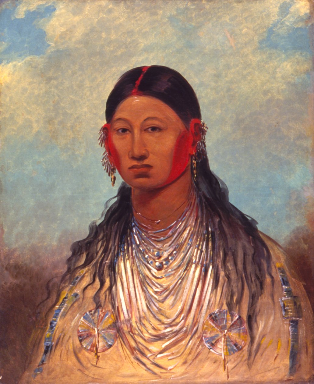 Koon-za-ya-me, Weiblicher Kriegsaal von George Catlin