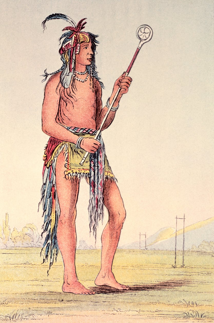 Sioux-Ballspieler Ah-No-Je-Nange, 