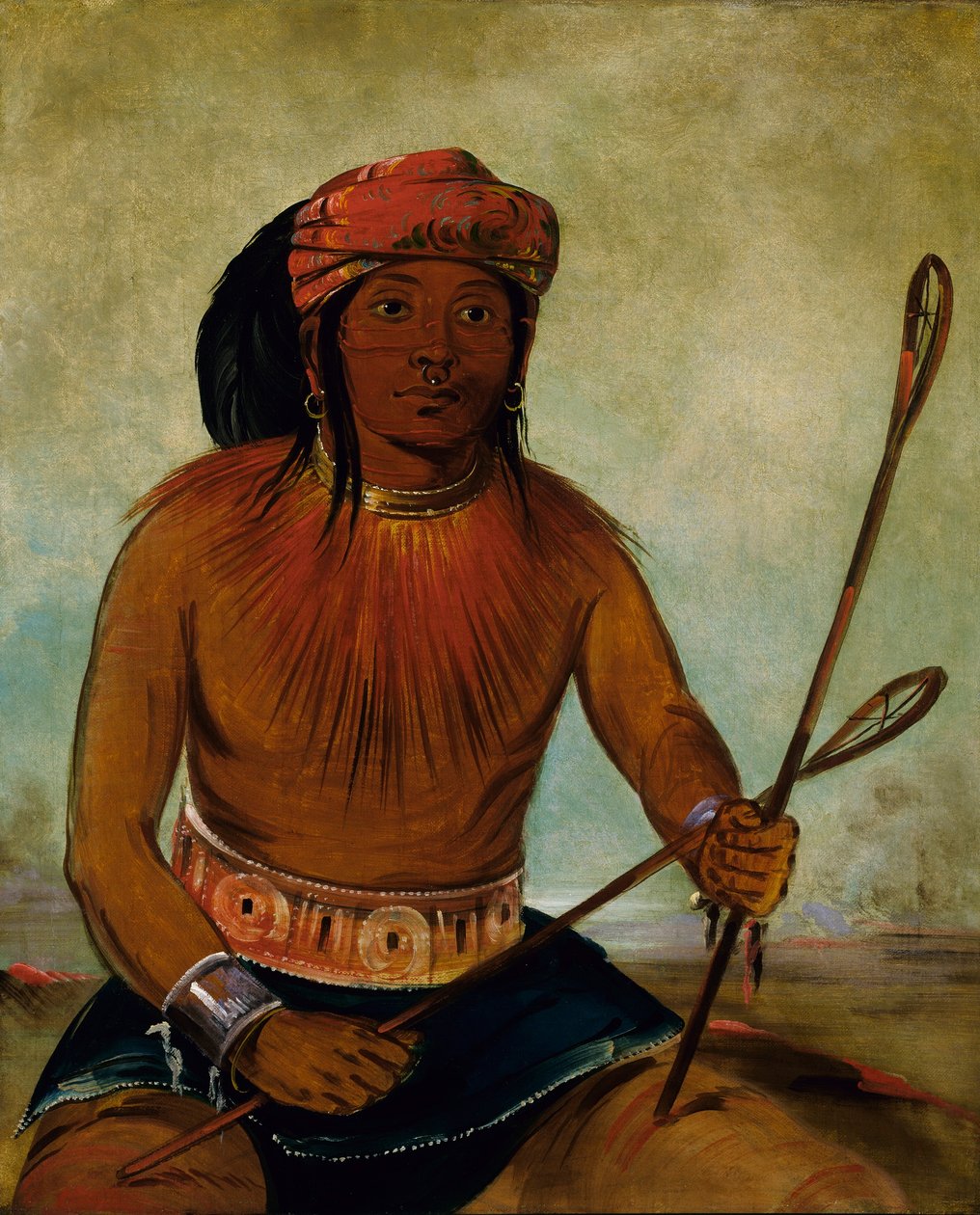 Tul-lock-chísh-ko, trinkt den Saft des Steins von George Catlin