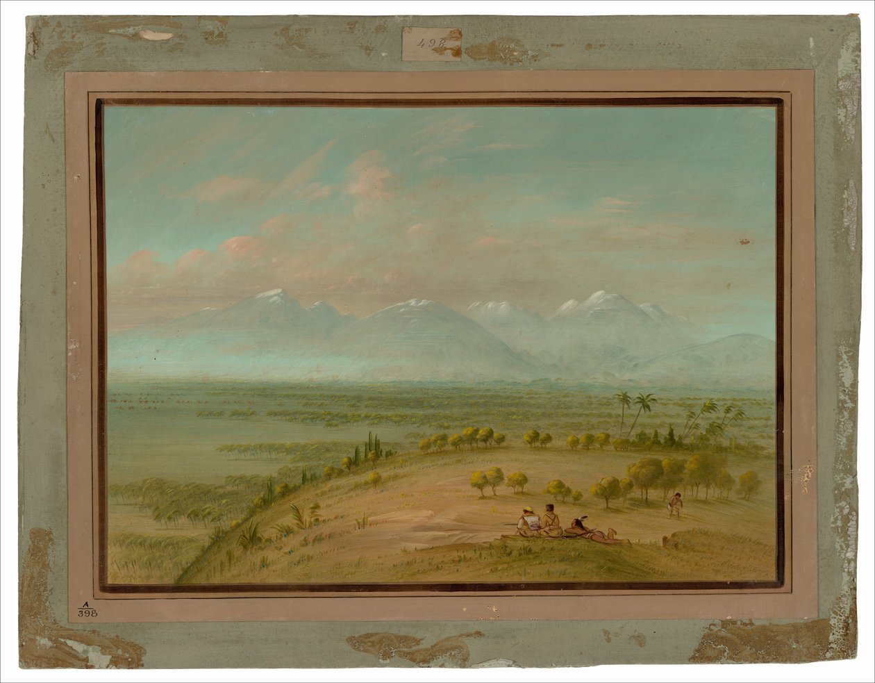 Ansicht der Pampa del Sacramento von George Catlin