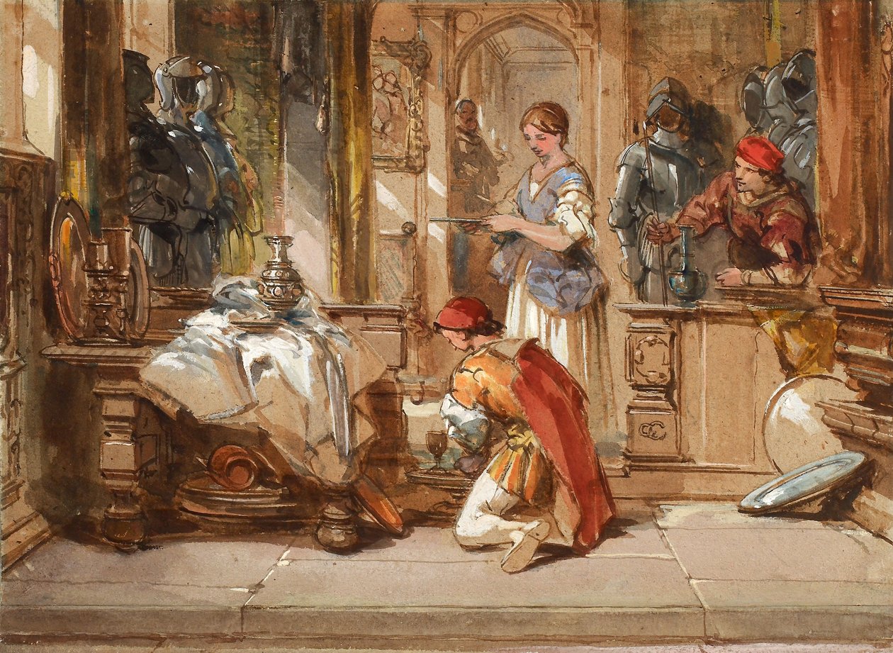 Figuren und Rüstungen von George Cattermole