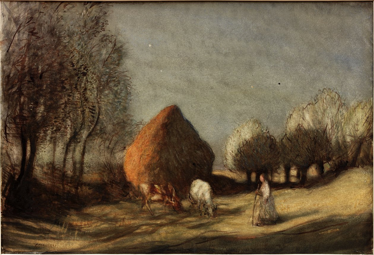 Heufeld, Widdington, um 1893 von George Clausen