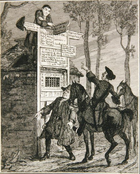 Jack entkommt aus dem Käfig in Willesden, Illustration aus 