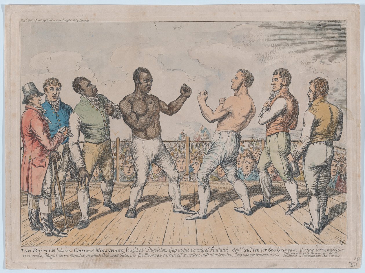 Die Schlacht zwischen Cribb und Molineaux, 28. September 1811