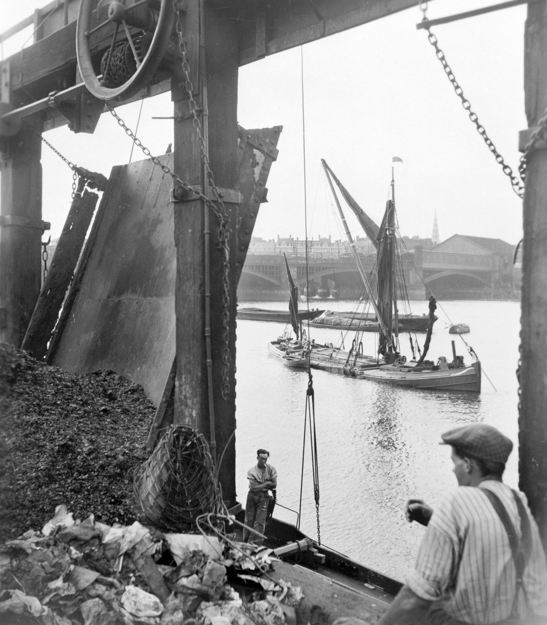 South Bank, Lambeth, London, vor 1933 von George Davison Reid