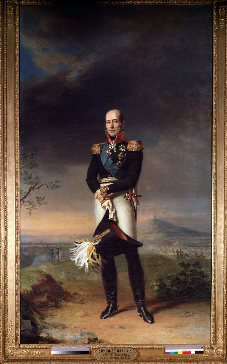 Porträt von Feldmarschall Graf Mikhail Barklay-de-Tolli (1761-1818) von George Dawe