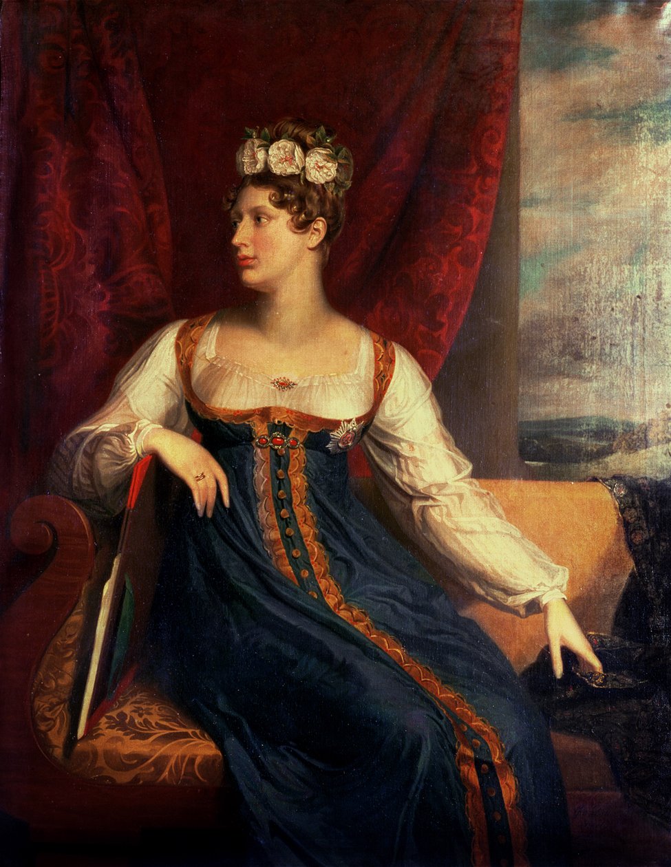 Porträt von Prinzessin Charlotte Augusta von Wales von George Dawe